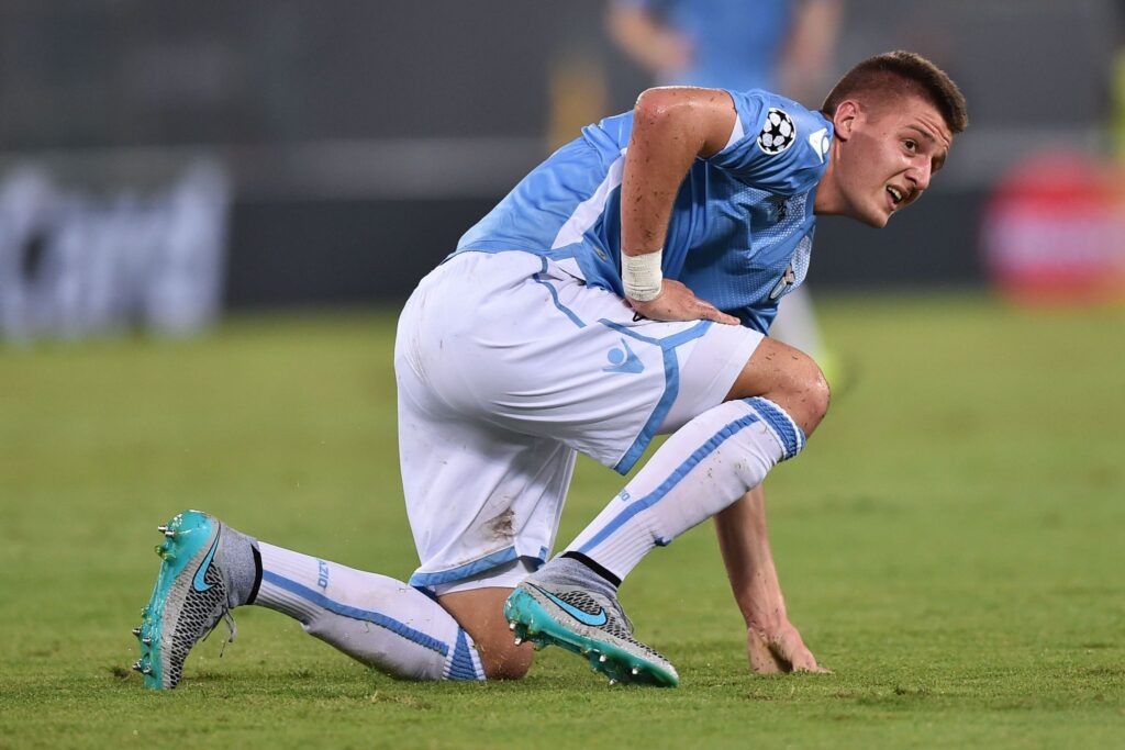 Milinkovic-Savic: «Samp-Vojvodina? Uno dei migliori risultati recenti del Vojvodina» 1 milinkovic savic disteso lazio champions league agosto 2015 ifa