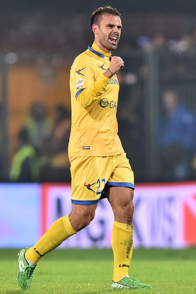 Sammarco: «Metteremo in evidenza le difficoltà della Samp» 1 sammarco esulta frosinone ottobre 2015 ifa
