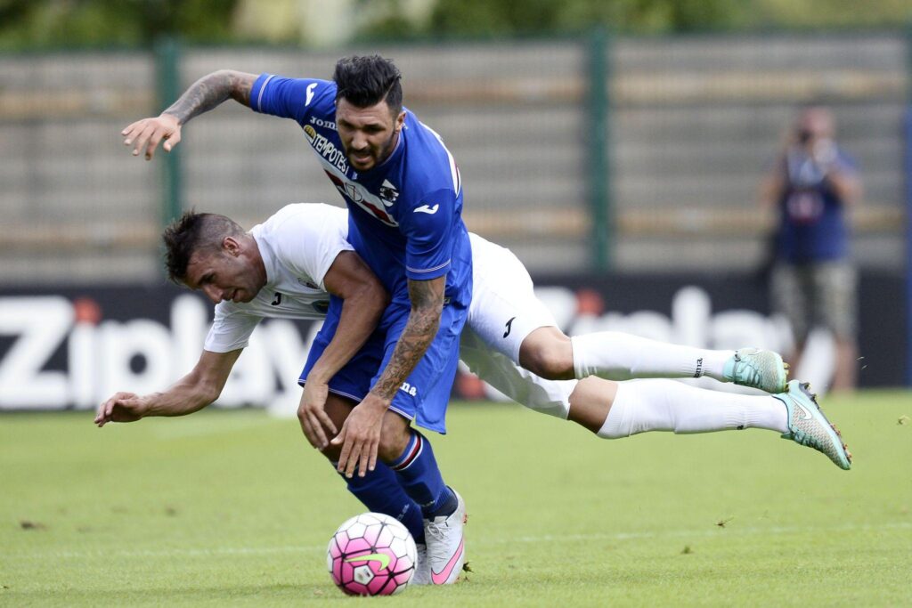 Soriano: «Obiettivo dieci gol, a partire da stasera. Poi l'Europeo» 1 soriano azione sampdoria luglio 2015 ifa