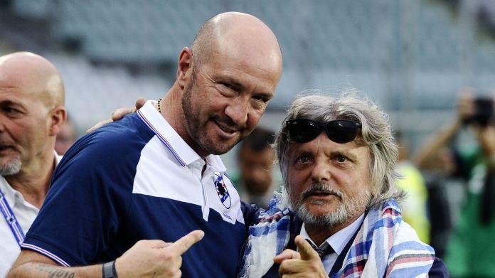 zenga-ferrero-sampdoria-europa-league-luglio-2015-ifa zenga ferrero