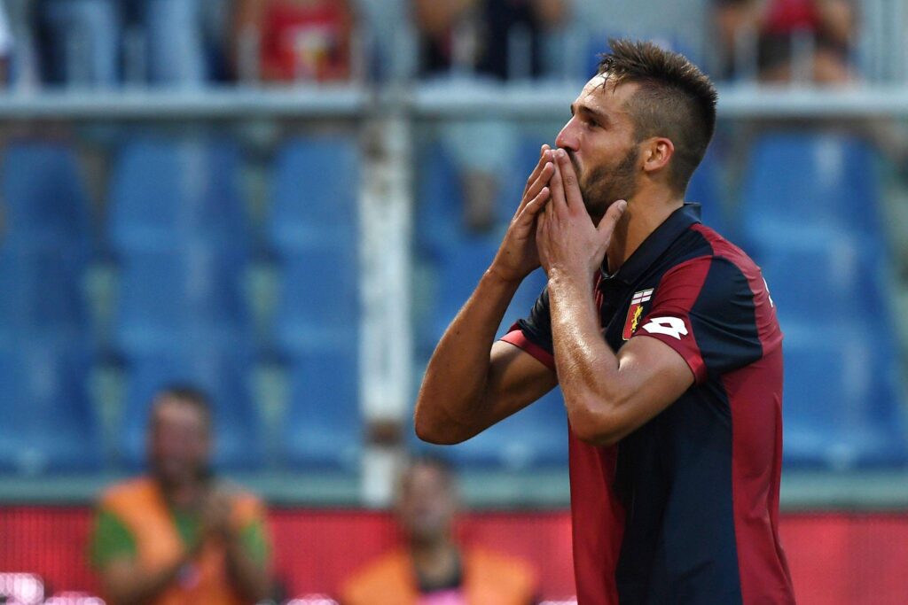 Pavoletti, stop di 25 giorni: ci sarà con la Samp 1 pavoletti genoa esultanza tim cup agosto 2016 ifa