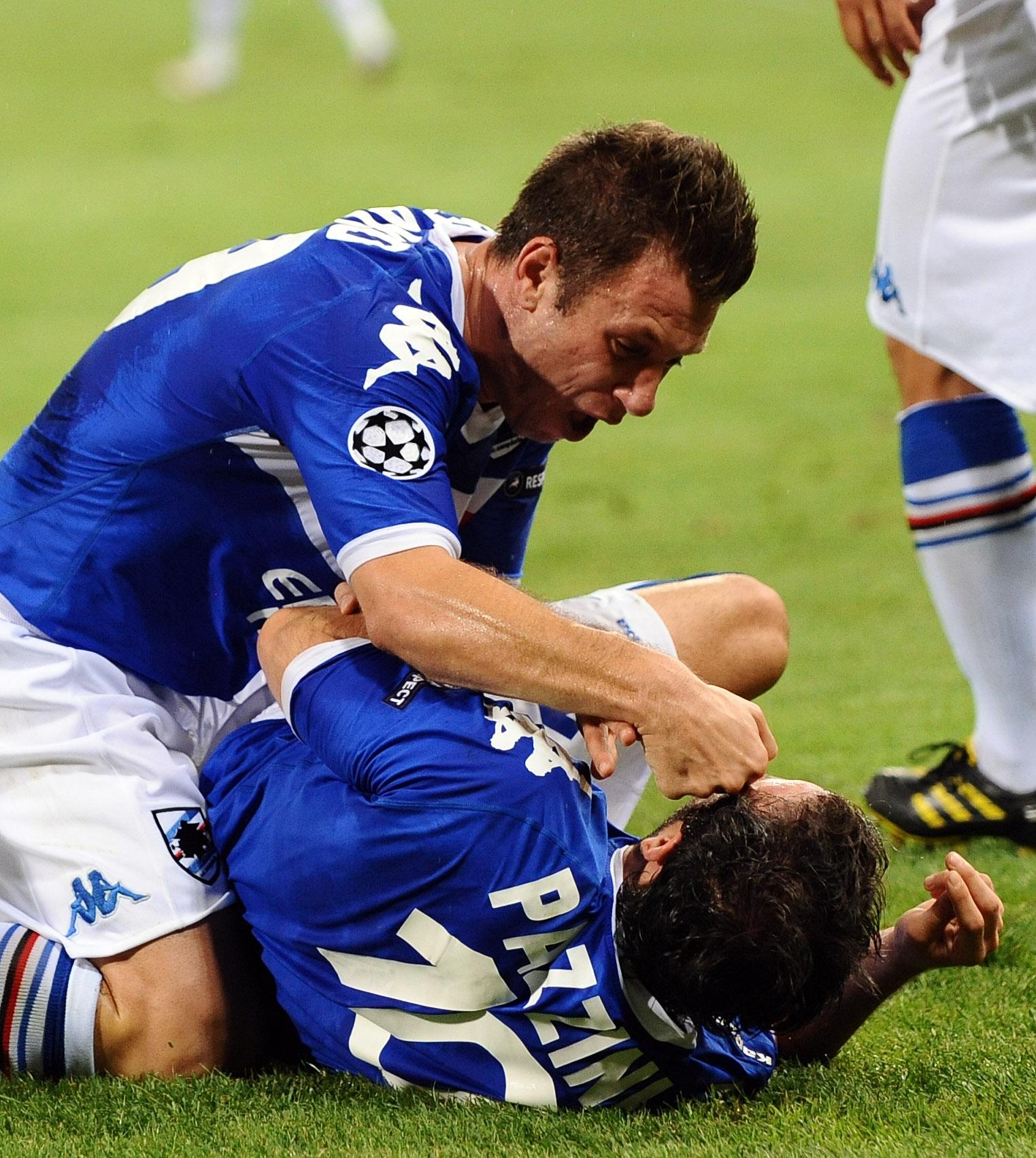 cassano pazzini sampdoria