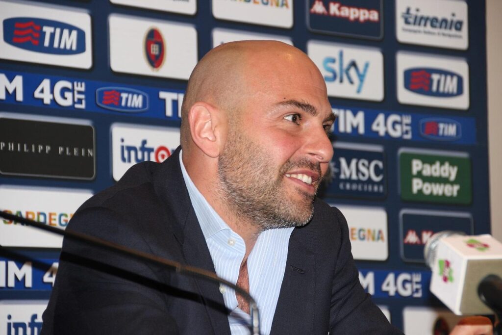 Giulini (pres. Cagliari): «Deluso per il pareggio, la partita andava vinta» 1 giulini sorride