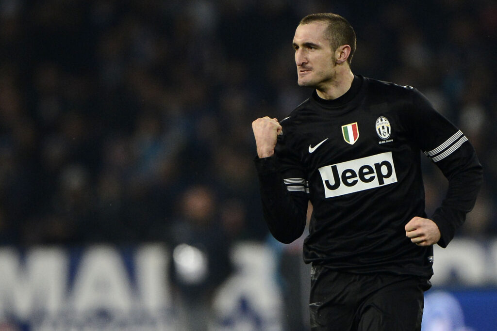 Chiellini a Sky Sport: «Bravi a non concedere nulla, Tevez fuoriclasse» 1 chiellini away esulta 2013 ifa