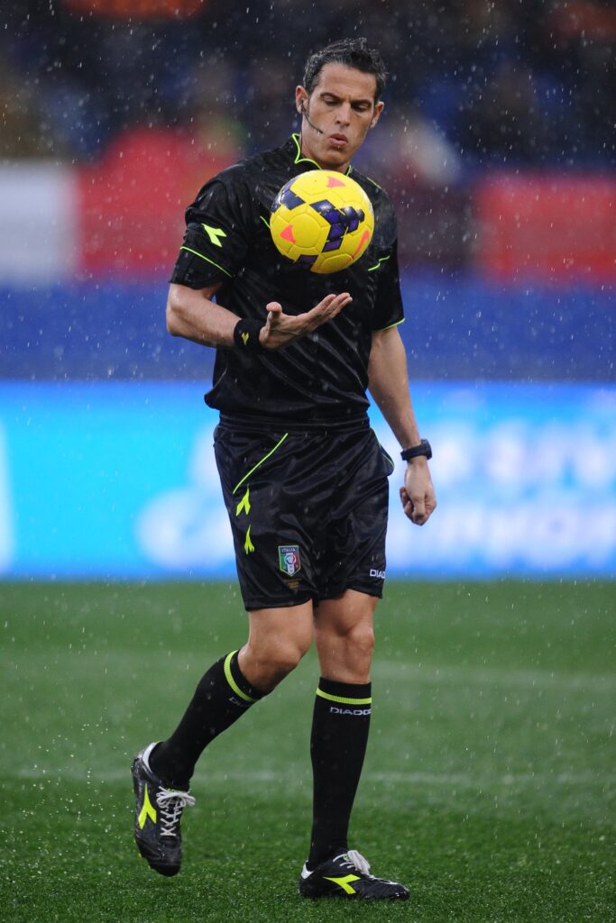 De marco arbitro pioggia febbraio 2014 ifa