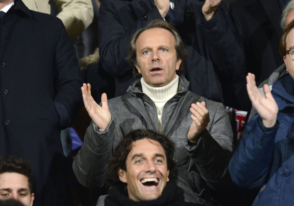 Fiorentina, Della Valle vicino alla squadra prima del match 1 della valle andrea ifa