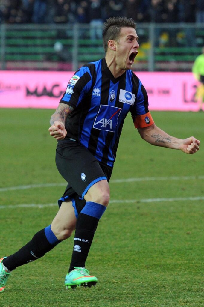 Denis esulta atalanta febbraio 2014 ifa