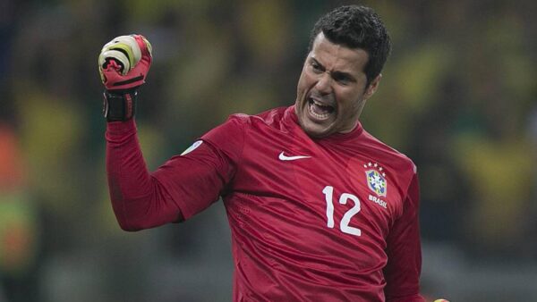 Julio cesar brasile conf cup 2013 esultanza ifa