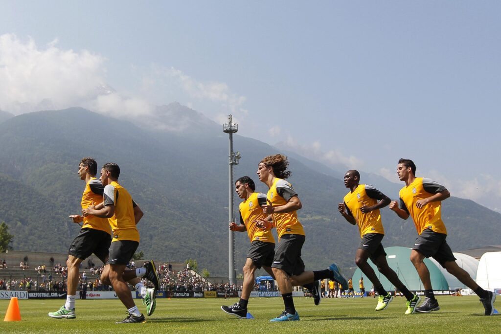 Juventus ritiro 2013 corsa panorama ifa