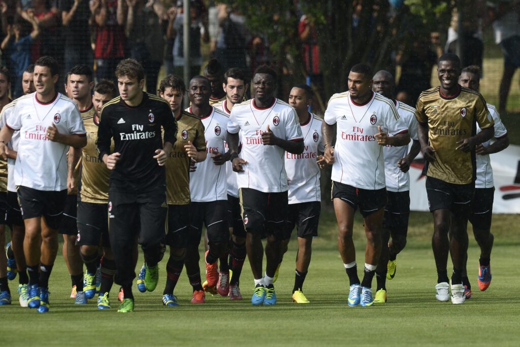 Albergo: «Il Milan ha un calendario duro. La Samp...» 1 milan raduno 2013 gruppo allenamento 2 ifa