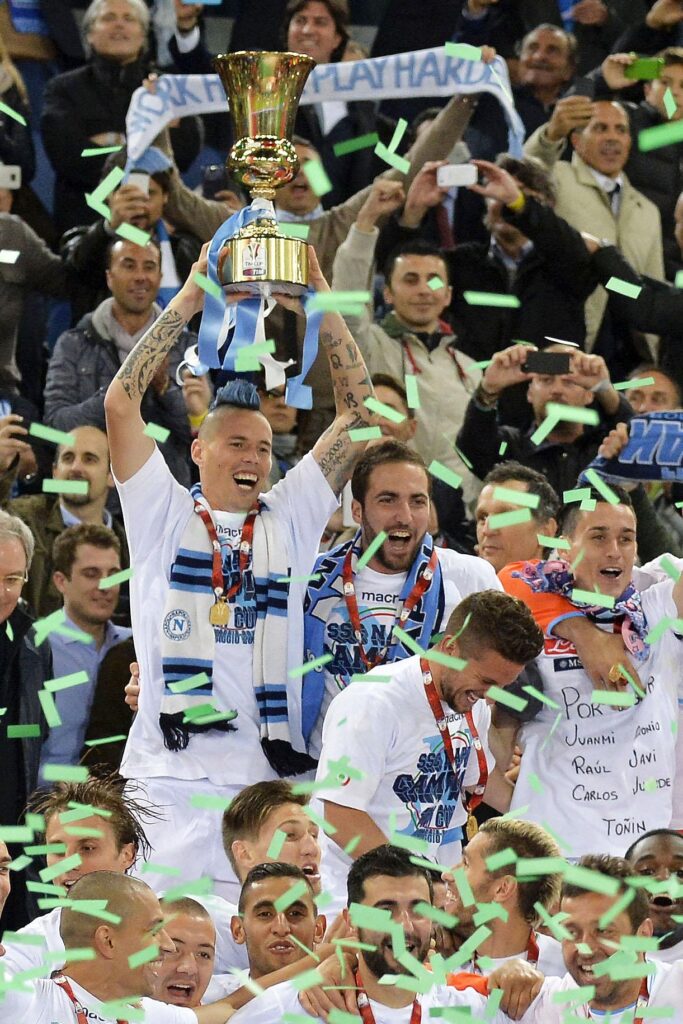 Napoli premiazione coppa italia maggio 2014 ifa