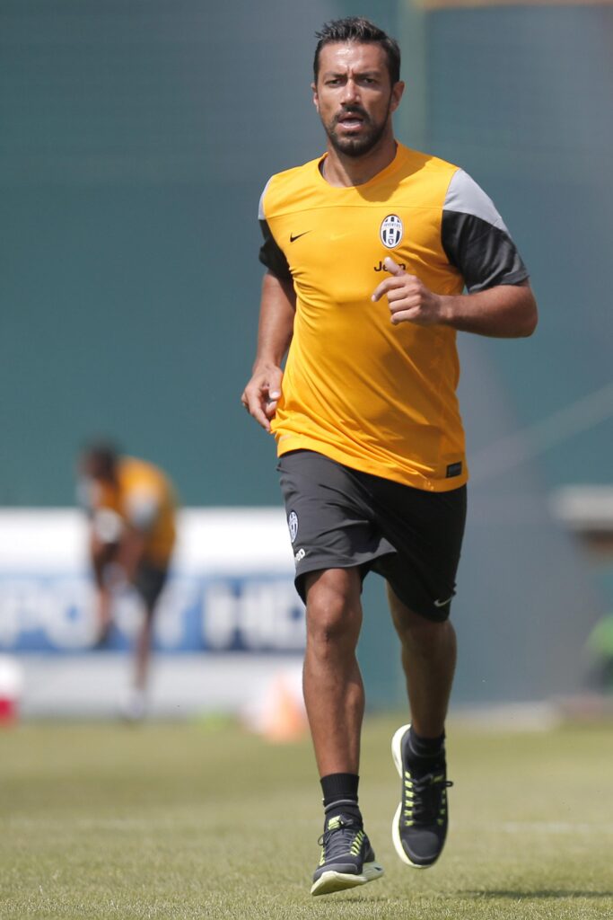 Quagliarella fabio ritiro juventus 2013 allenamento ifa