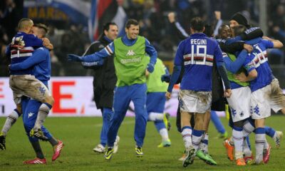 sampdoria esultanza derby febbraio 2014 ifa