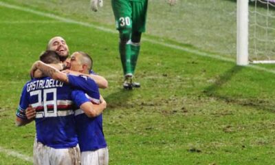 abbraccio samp vs udinese gerolamocalcagno