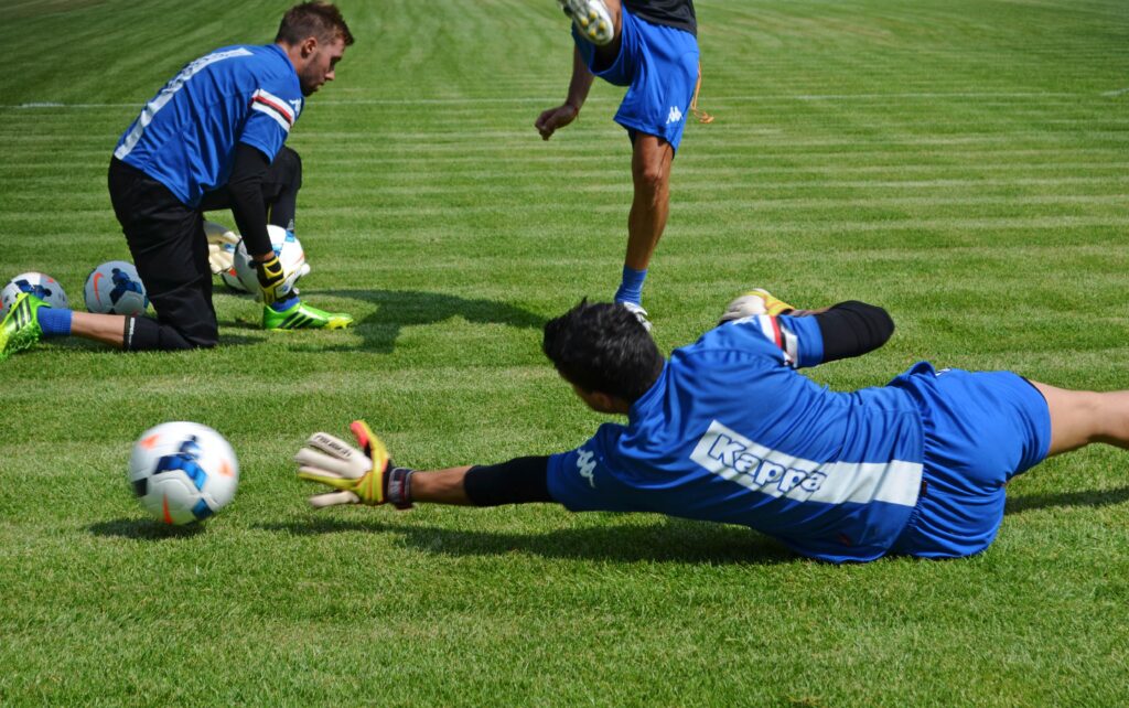 Fiorillo e Tozzo: i due giovani in cerca d'esperienza 1 allenamento portieri samp sn24
