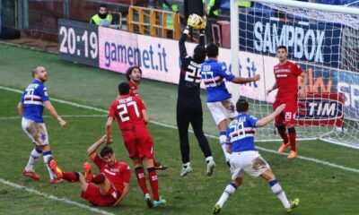 azione samp vs cagliari gerolamo calcagno