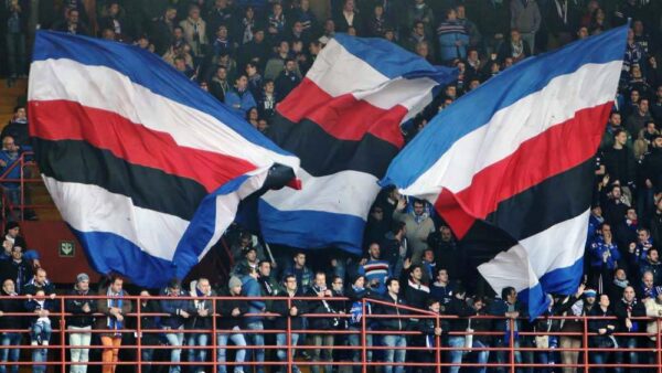 Bandiere blucerchiate sud gerolamocalcagno