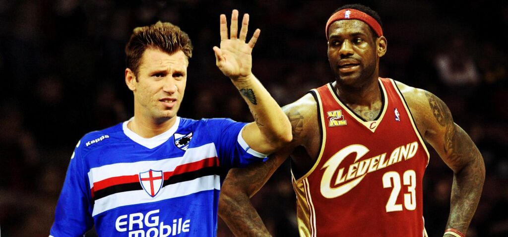 Cassano & LeBron: quando genio e talento si incontrano e nasce il fuoriclasse 1 cassano e lebron 1