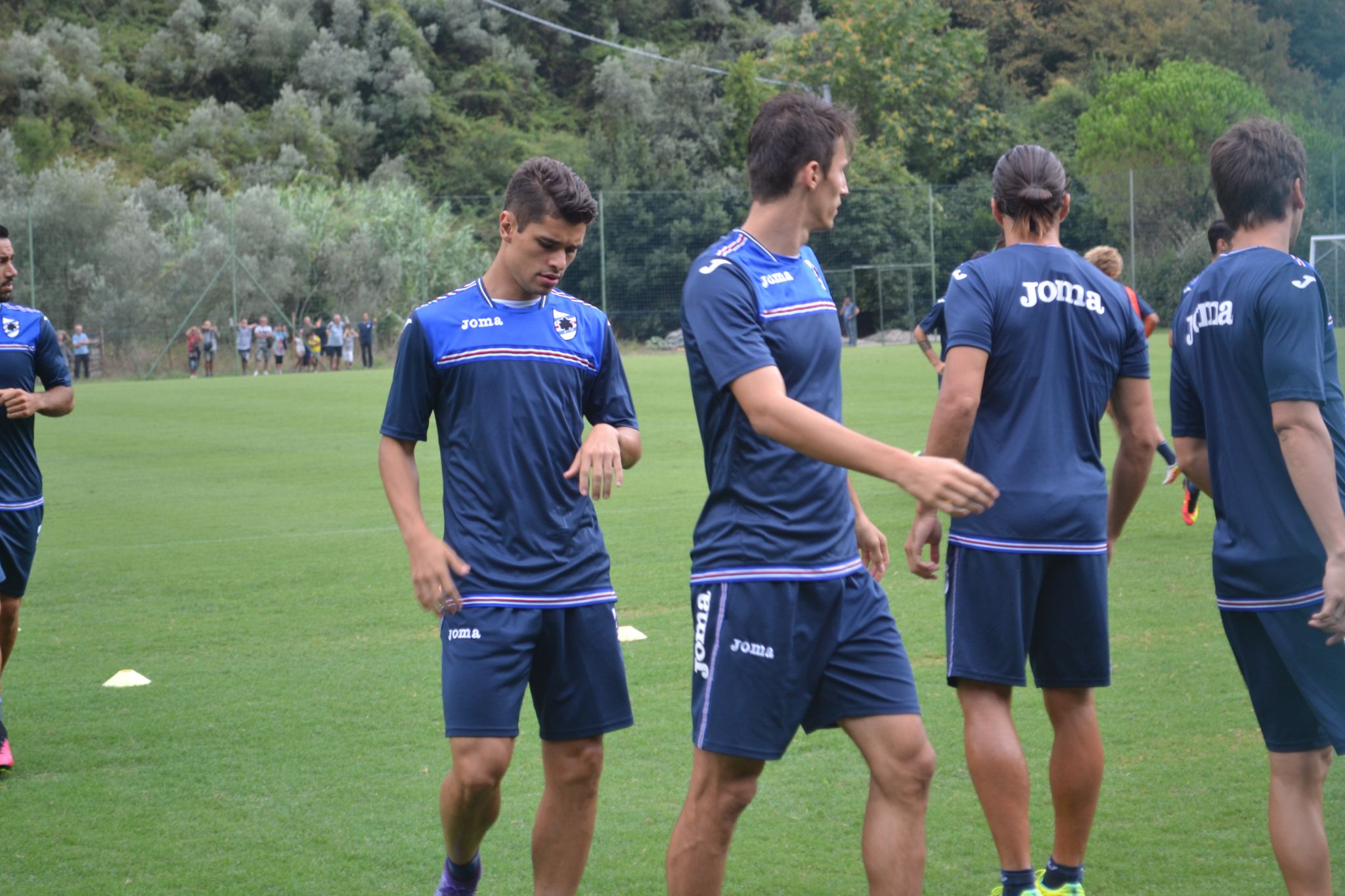 sampdoria bogliasco allenamento