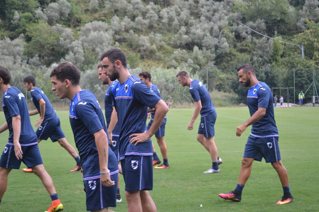Bogliasco - Mattutino per la Samp, domani rifinitura e conferenza stampa 1 fernandes torreira allenamento sn24