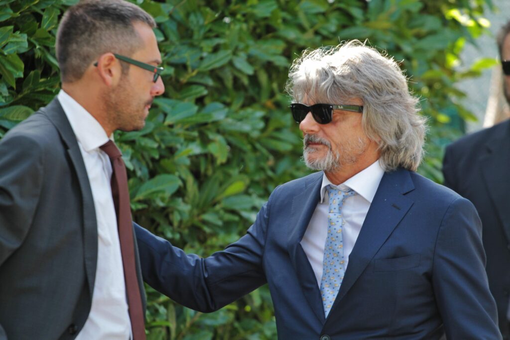 Ritrovarsi in Lega Calcio: Marangon e due ex blucerchiati 1 ferrero massimo saluta marangon marina bollini