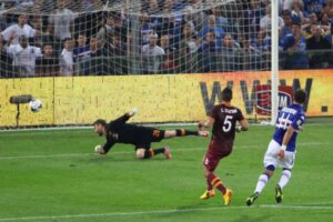 Gabbiadini diffidato e ammonito salterà il Parma