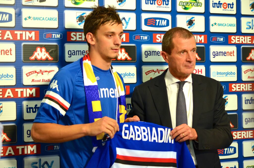 Gabbiadini presentazione sn24