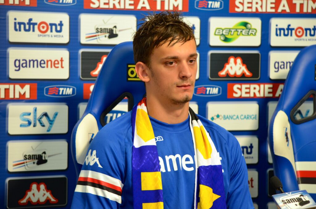 Gabbiadini: «Voglio far bene con la Samp per guadagnarmi il Mondiale» 1 gabbiadini presentazione5 sn24