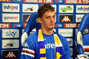 Il primo tweet blucerchiato di Manolo Gabbiadini