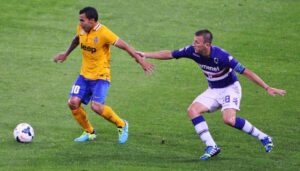 Juventus Sampdoria, i precedenti all’esordio: Tevez segna sotto la Sud