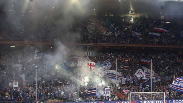gradinata sud sampdoria roma gerolamocalcagno