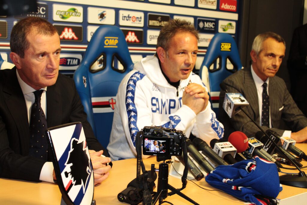 Mihajlovic in conferenza stampa: «Vincendo si impara a vincere» 1 mihajlovic osti sagramola sala stampa1 marinabollini