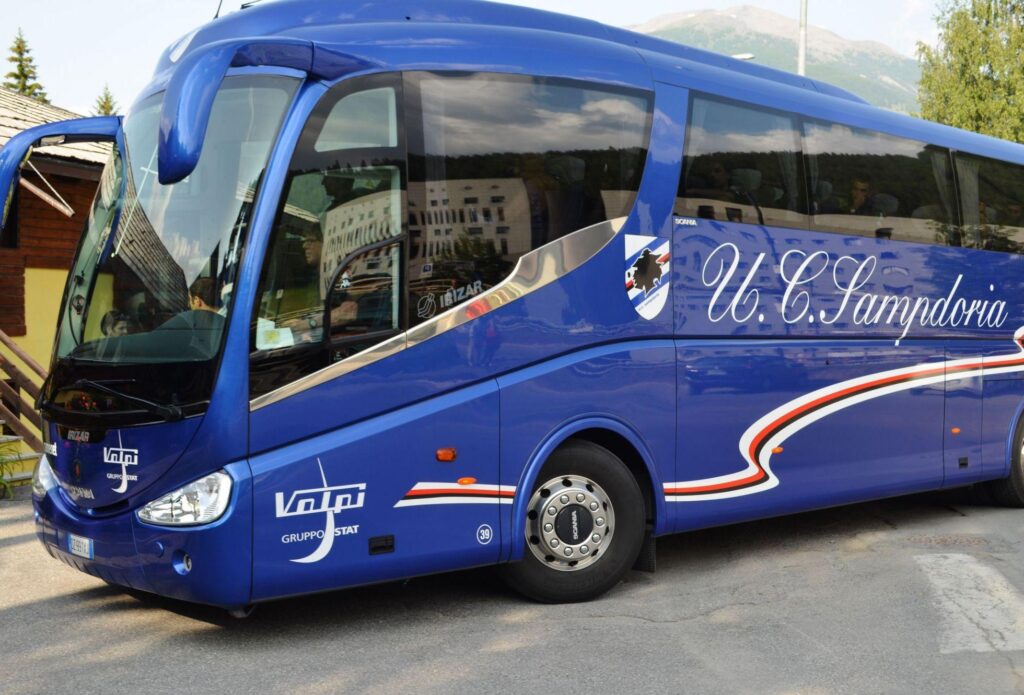 La Samp è a Barcellona: in serata la prima sgambata 1 pullman sampdoria