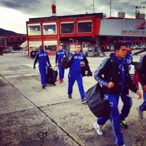 La Samp in partenza per Napoli