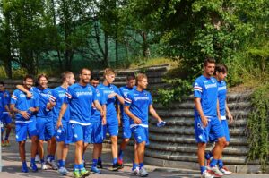 Tutte le foto del primo allenamento della Samp a Bardonecchia