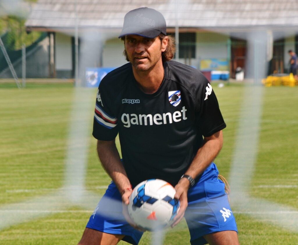 Sardini: «Alleno i portieri della Sampdoria anche sulla tecnica» 1 sardini andrea preparatore portieri sn24
