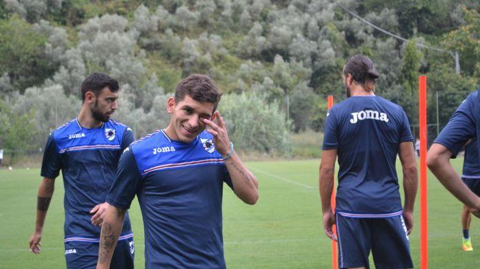 torreira-allenamento-sn24 Torreira bogliasco