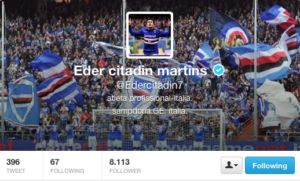 Twitter  Il social verifica gli account di Eder e Gabbiadini