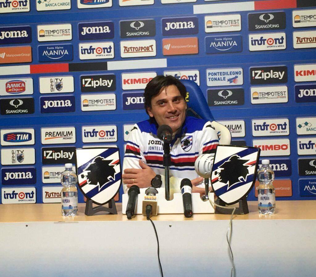 Montella: «Il Napoli non è solo Higuain. Correa ha potenzialità enormi» 1 vincenzo montella conferenza stampa sn24