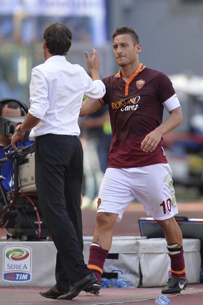 Mediaset Premium - Rudi Garcia: «Guardo al futuro, mi piace ciò che vedo» 1 totti garcia roma 2013 ifa
